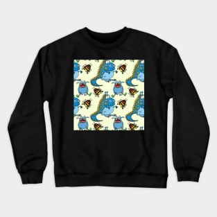 Monsters! Cute, funny monster pattern, great fun for kids. Crewneck Sweatshirt